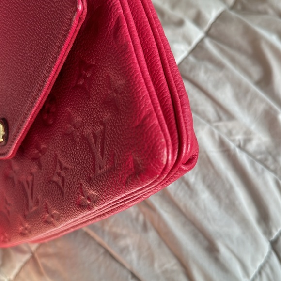 Louis Vuitton Empreinte Twice Shoulder Bag Dahlia color! - Picture 7 of 11